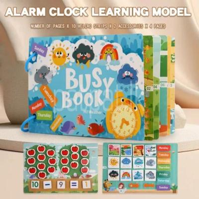 busy book for kids animal vehicle ocean number letter dinosaur farm alphabet matching weather Forest Sticker game gift card for baby learning English activities book