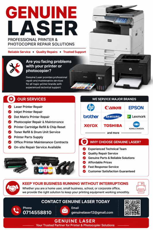 ink ,laser  Printer Repair & Service