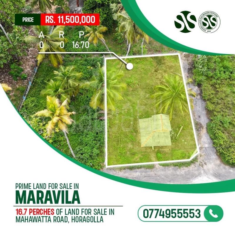 Residential Land for Sale in Marawila