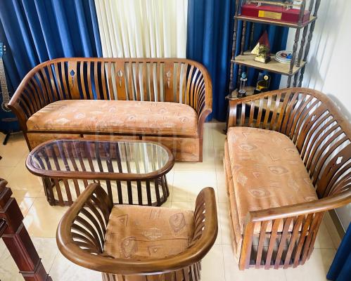 Wooden Sofa Set