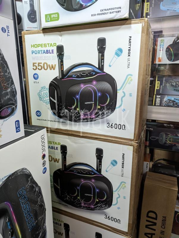 Hopestar 2026 New Partybox Ultra Speakers (550W,AC/DC)