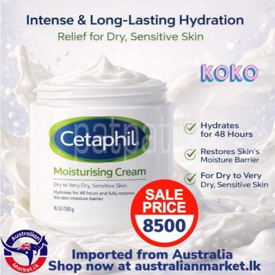 Cetaphil Moisturising Cream |  550g | Original & Authentic | Made in Canada 🇨🇦 | Important from Australia 🇭🇲 | Online Payment | COD | KOKO