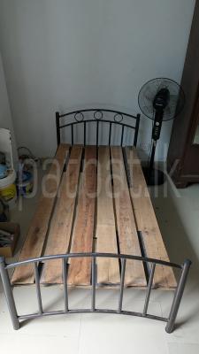 Black Steel Bed