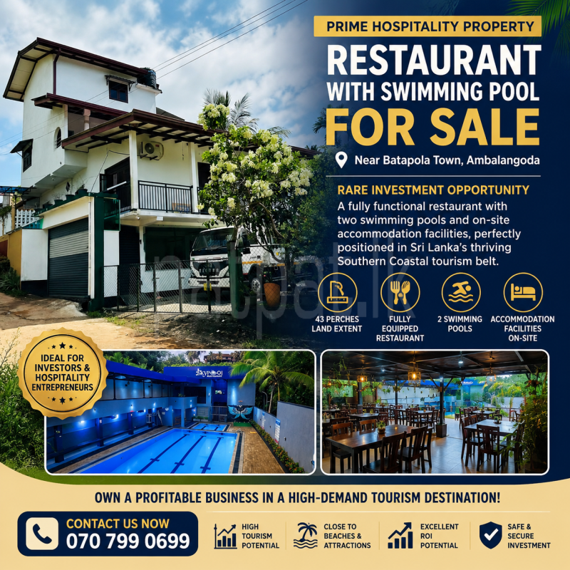 Restaurant for Sale in Ambalangoda