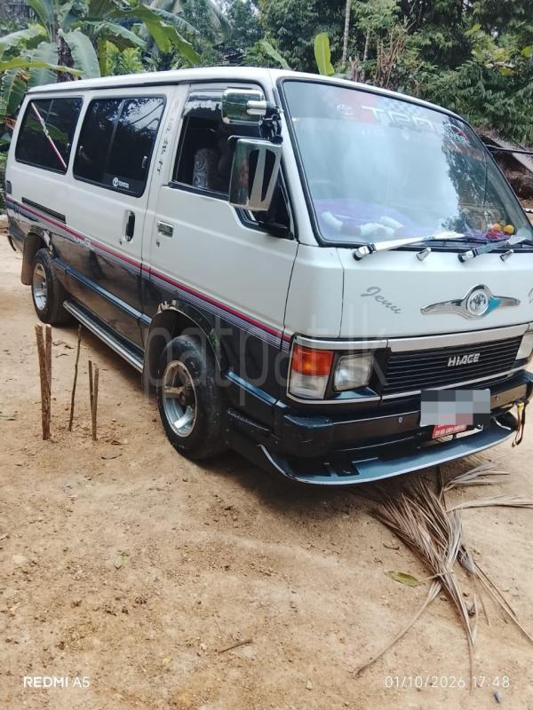 Toyota Hiace 1988 - භාවිතා කරන ලද වෑන් රථය sale in Sri Lanka - patpat.lk