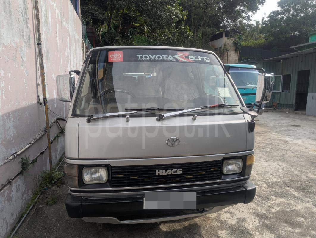 Toyota Hiace 1988 -  වෑන් රථය sale in Sri Lanka - patpat.lk