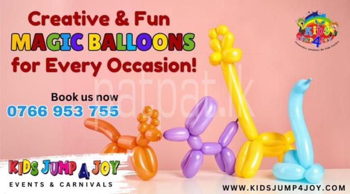 🎈✨ Creative & Fun Magic Balloons for Every Occasion! ✨🎈 (for 03 hrs)