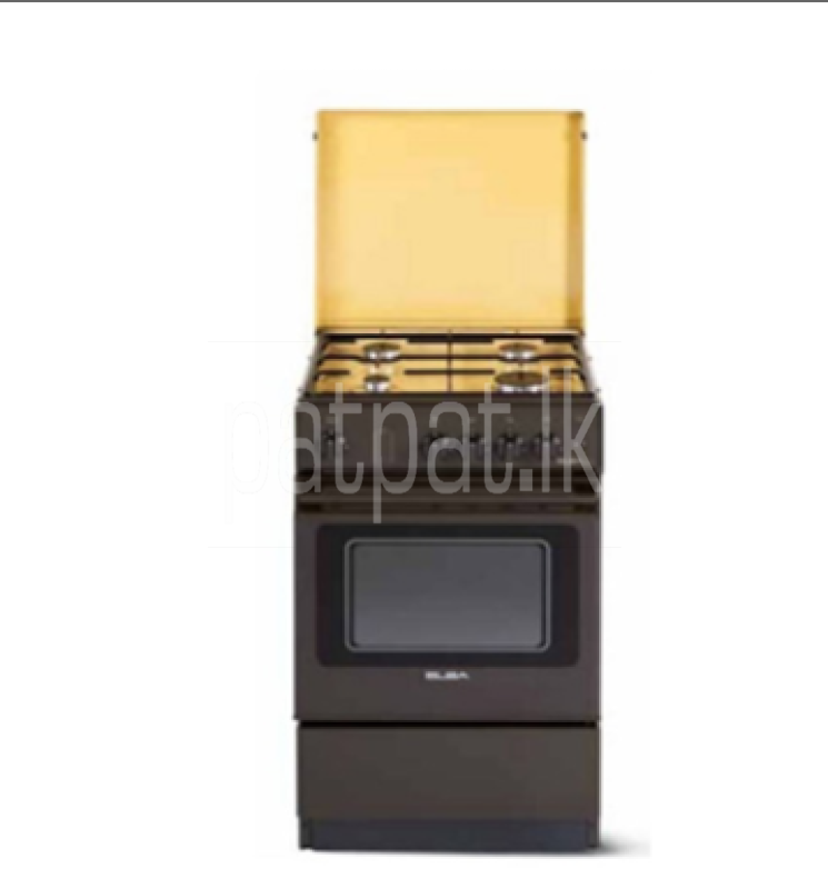 ELBA 50cm 4 Gas Burner Cooker with Gas Oven – Brown N55M204