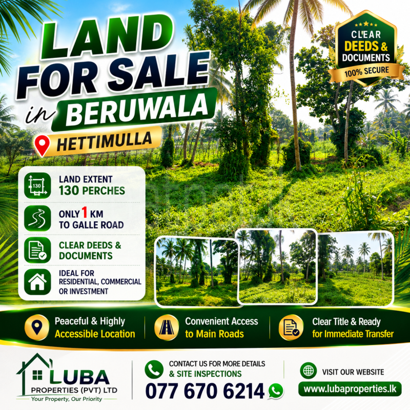Residential Land for Sale in Hettimulla