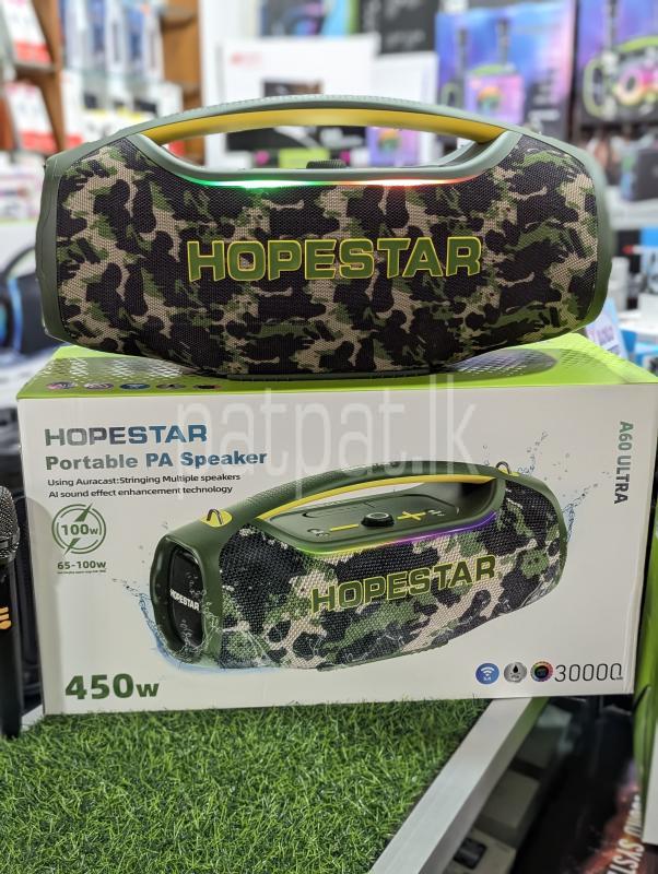 Hopestar A60 Ultra High Power Outdoor Party Speakers with Mic (450W)
