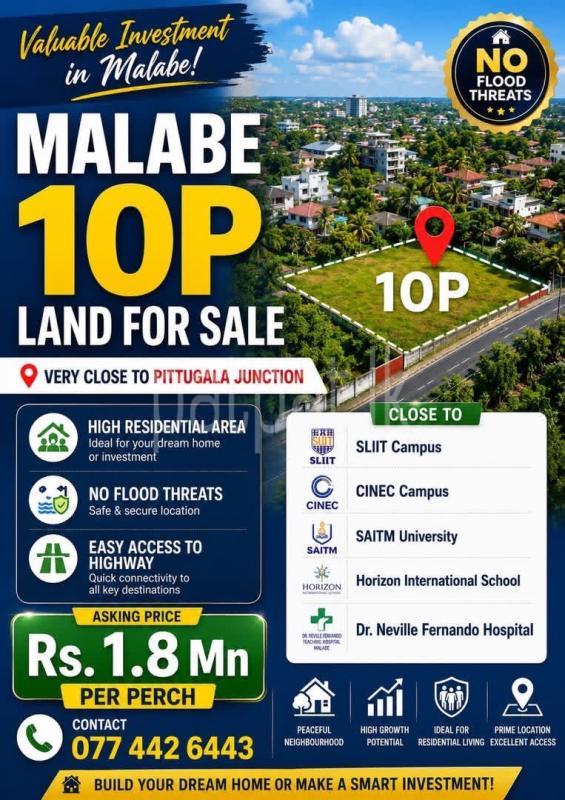 Residential Land for Sale in Malabe