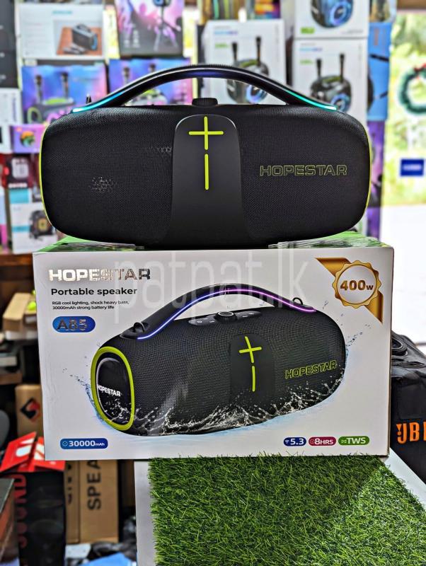 Hopestar 2026 New A85 High Power Outdoor Party Speakers with Wireless Mic (400W)