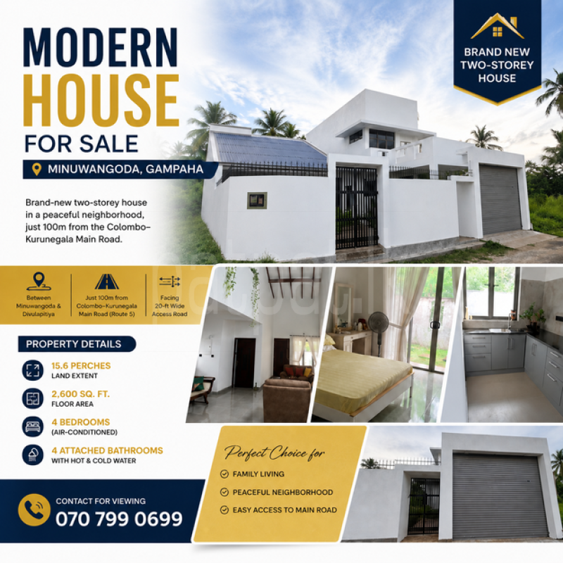 House for Sale in Divulapitiya