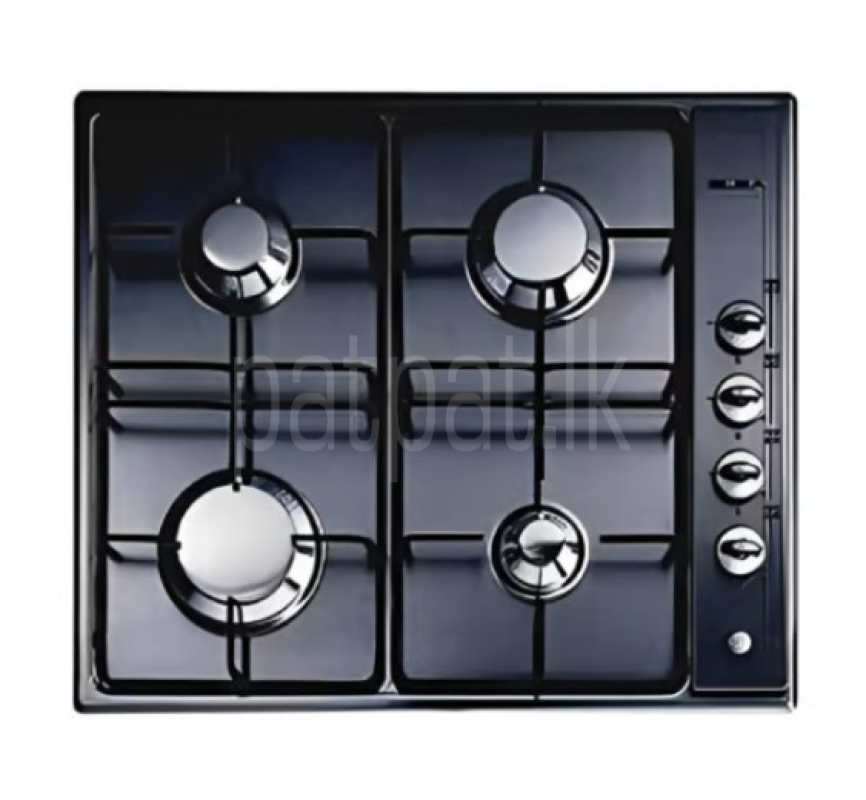 ELBA 60cm Hob 4 Gas Burner – Black ES60-401BKE