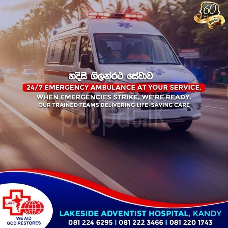 24/7 Emergency AMBULANCE at Your Servies