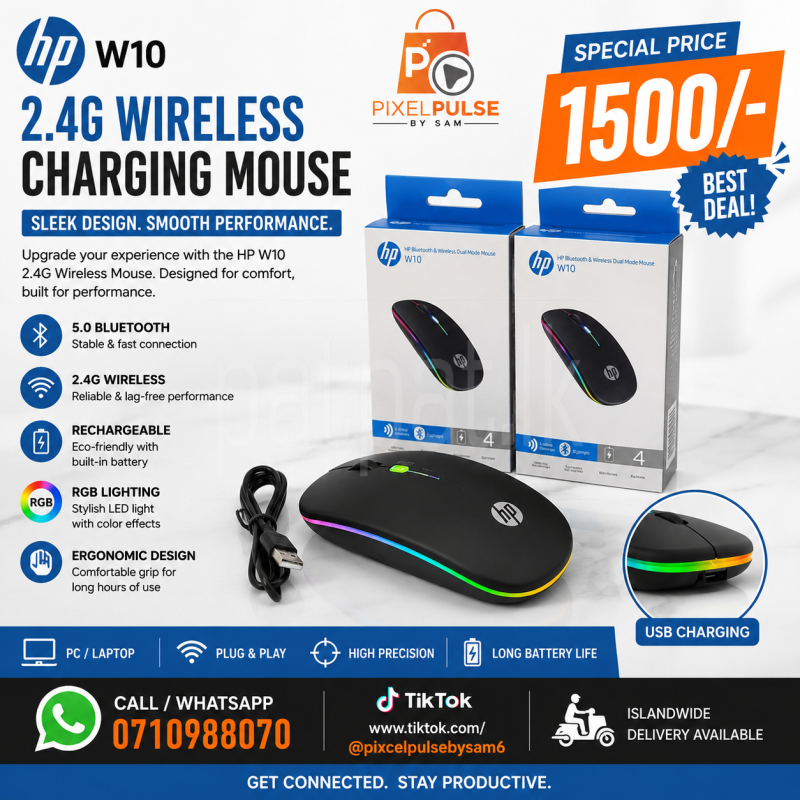 Woreless RGB Mouse