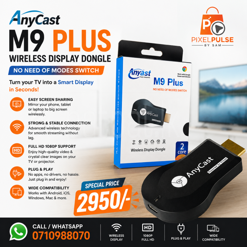 Turn Your TV into a Smart TV with AnyCast M9 Plus