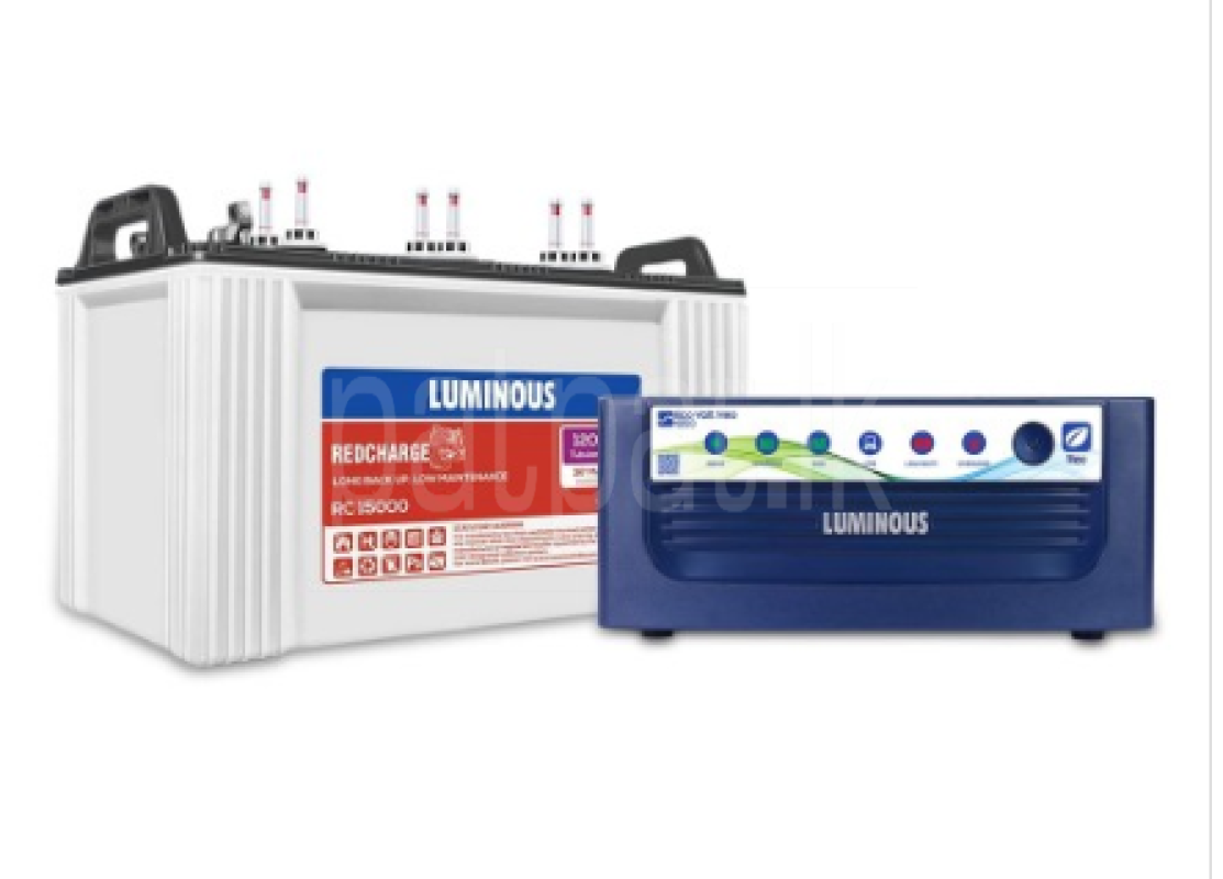 Luminous Eco Volt + 1050 with Red Charge RC15000 120Ah