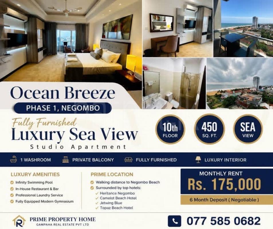 Luxury Apartment for Rent in Negombo