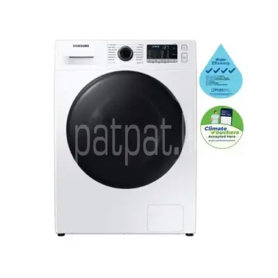 SAMSUNG Laundry Washer & Dryer WD80TA046BE EcoBubble™ 8 kg + 6 kg White