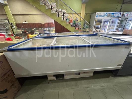 Glass Top Chest Deep Freezer