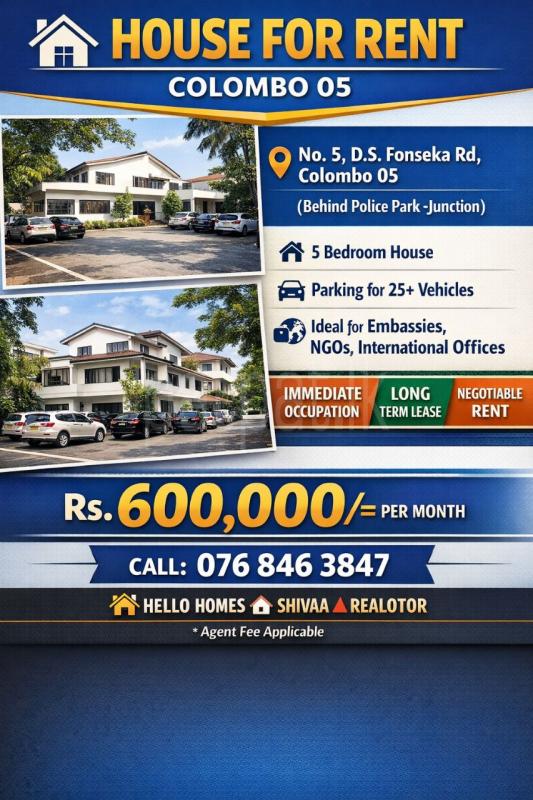 Building for Rent in Narahenpita (Colombo 05)