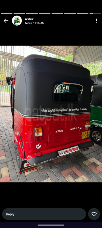 Bajaj Three Wheel 2006 - பயன்படுத்தப்பட்டது முச்சக்கர வண்டி sale in Sri Lanka - patpat.lk