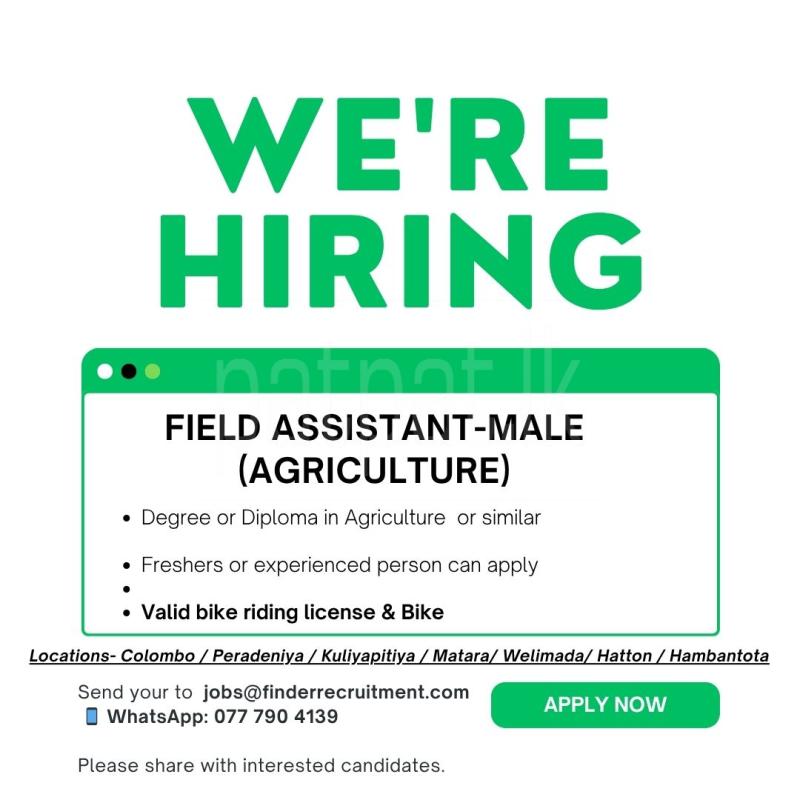 Field Assistant (Agriculture)