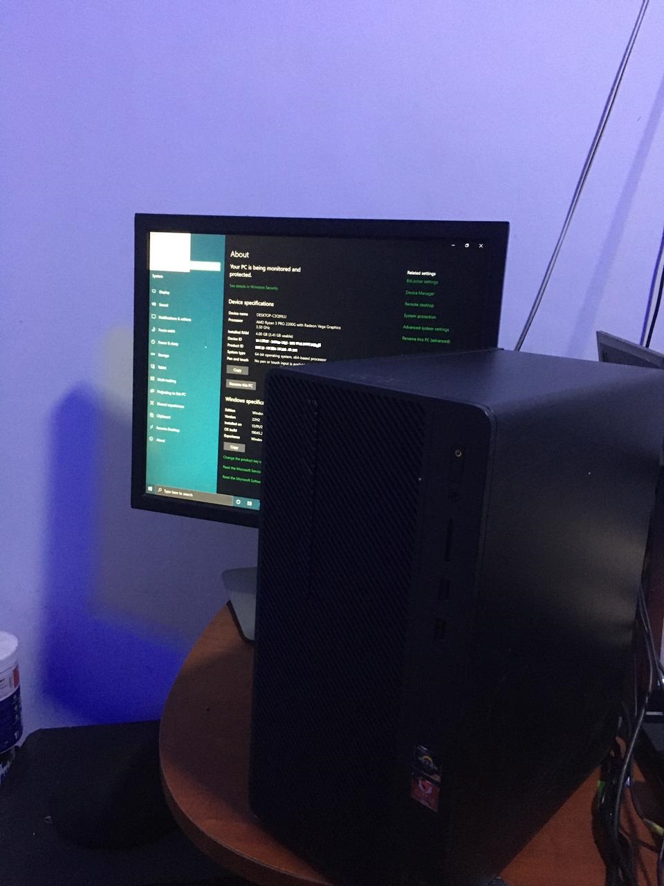 Ryzen 3 PRO 2200G PC