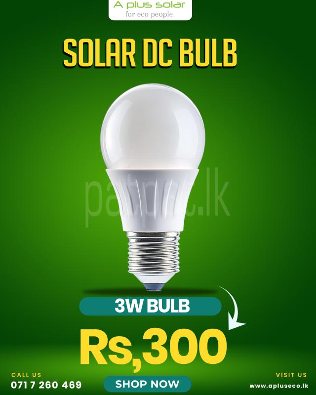 SOLAR DC BULB 3W