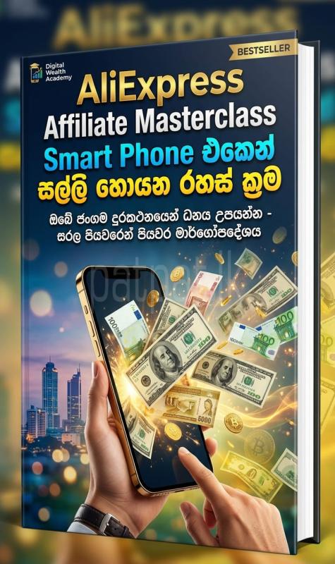 AliExpress Affiliate Masterclass Smart Phone එකෙන් සල්ලි හොයන රහස් ක්‍රම