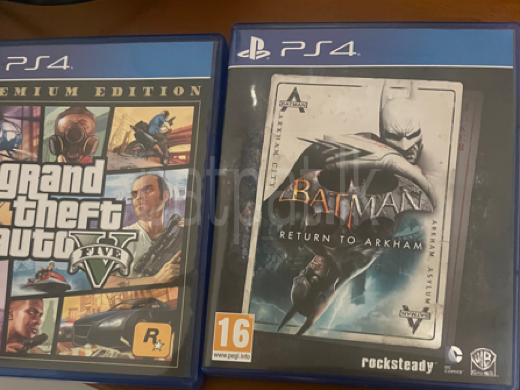 GTA V and BATMAN RETURN TO ARKHEM GAME