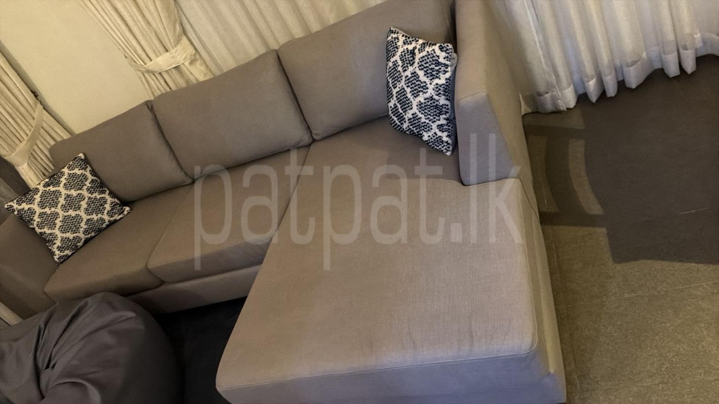 L Shaped 5 seater sofa(customised from Finez Furniture & Interior (Pvt) Ltd)