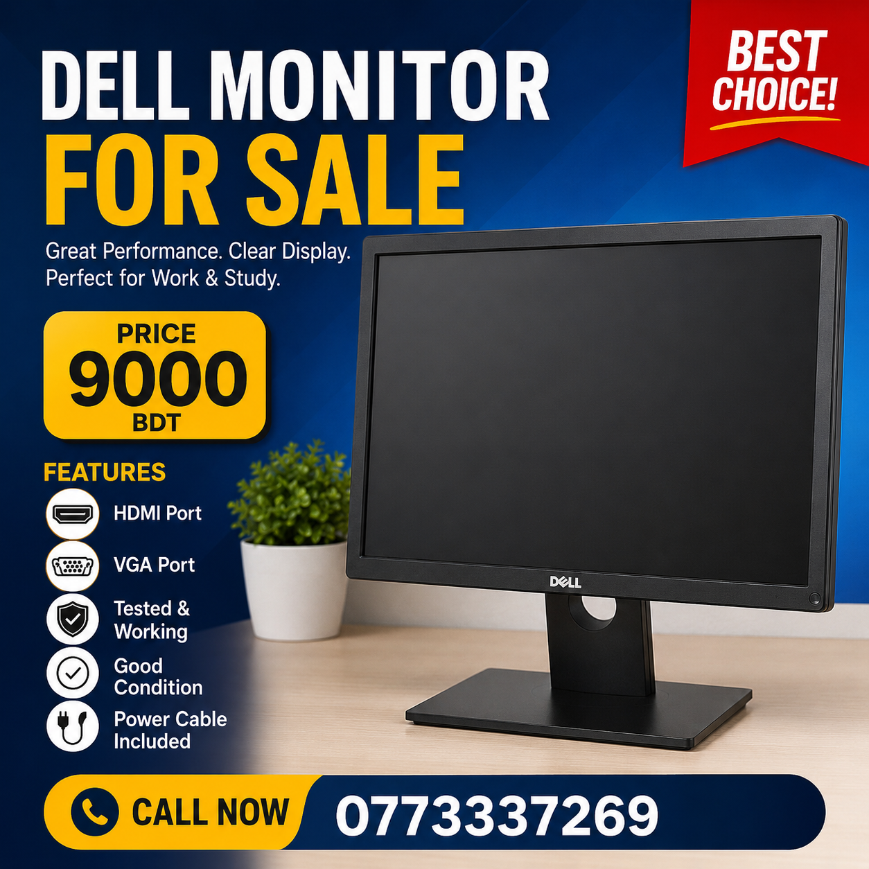 Dell Monitor 19"