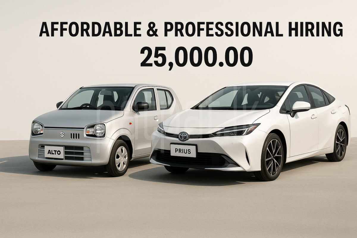 Japan Alto and Toyota Prius