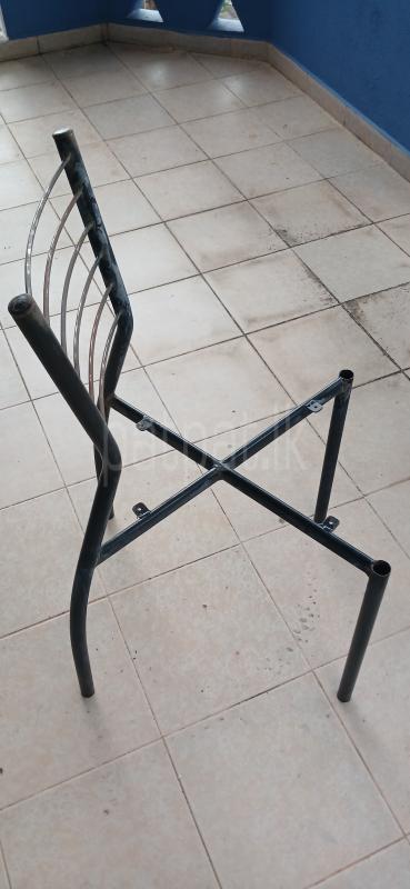 Damro steel dining table chairs. ads-image-1