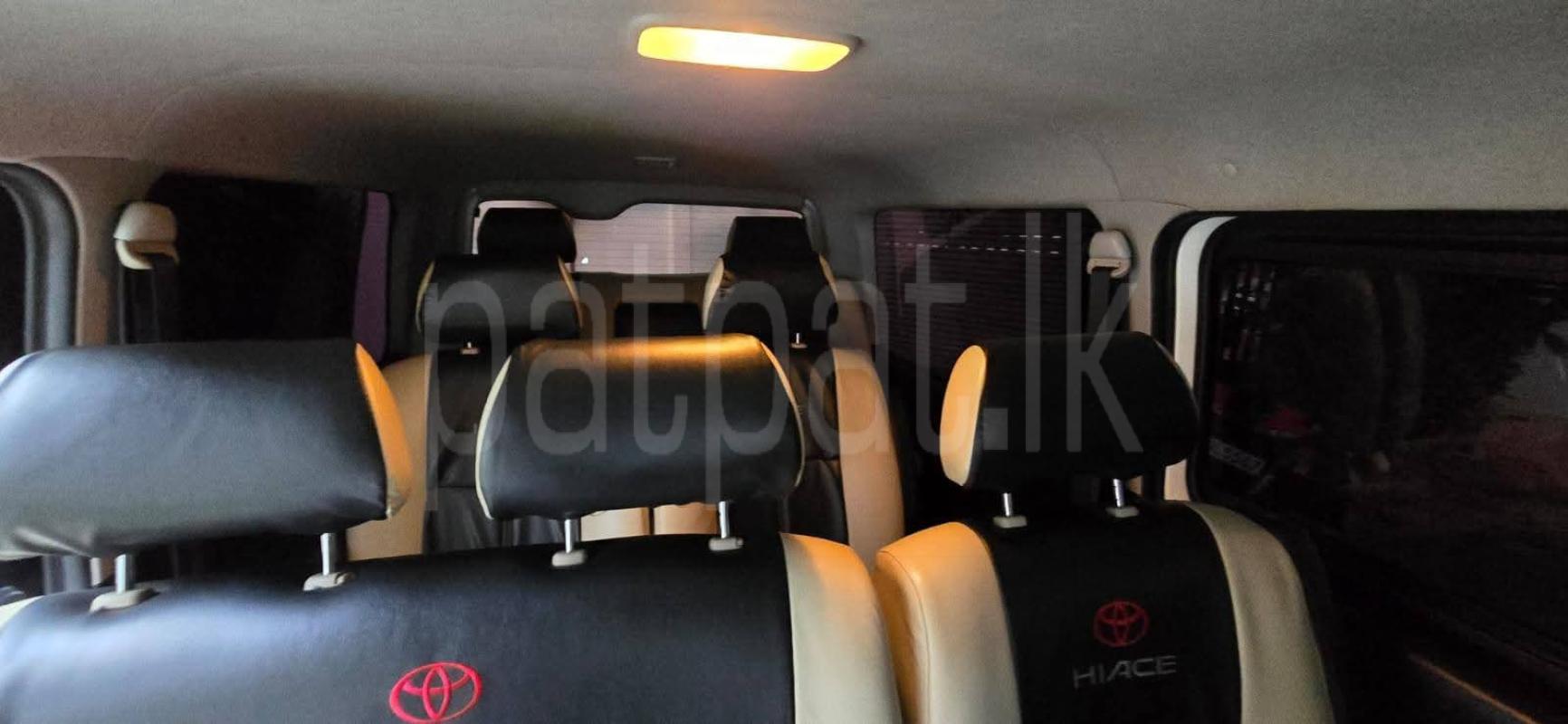 Toyota Hiace 2015 - பயன்படுத்தப்பட்டது வேன் sale in Sri Lanka - patpat.lk