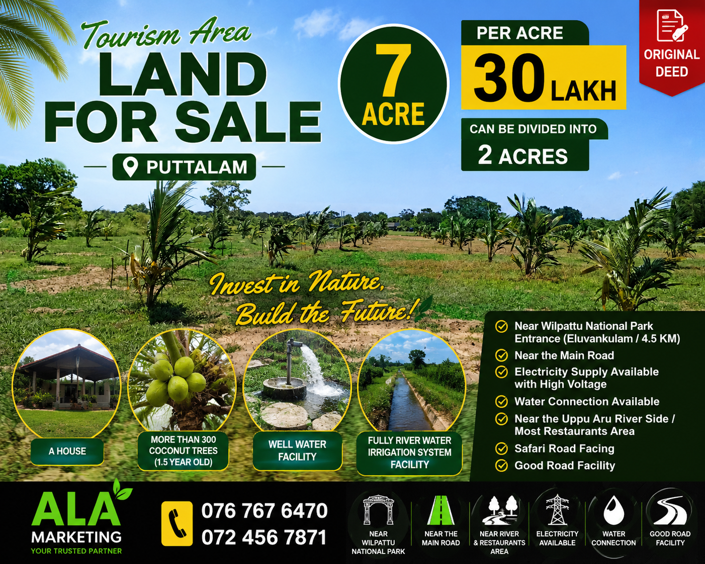 Commercial Land for Sale in Puttalam