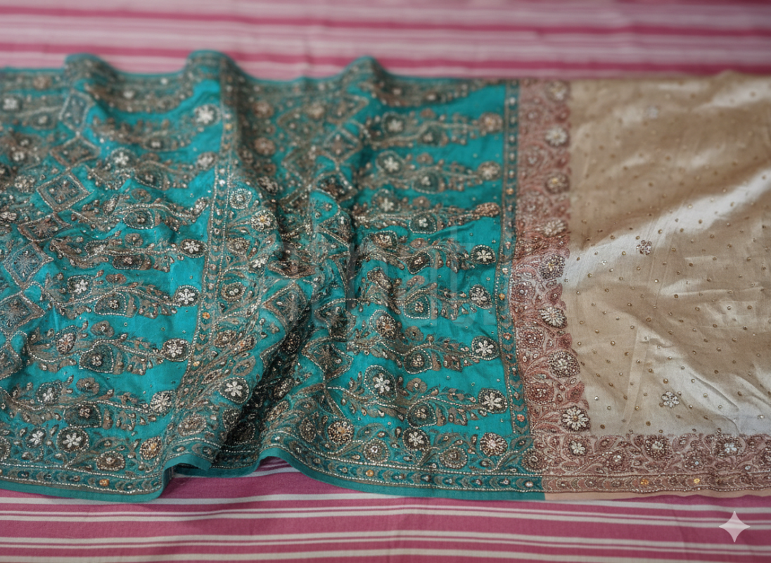 Used wedding saree - Good condition ads-image-1