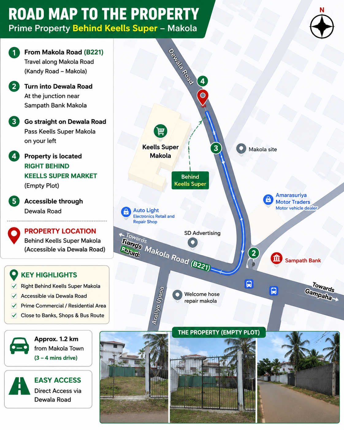 Residential Land for Sale in Kiribathgoda