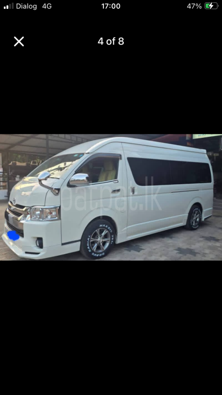 Toyota Hiace 2015 - பயன்படுத்தப்பட்டது வேன் sale in Sri Lanka - patpat.lk
