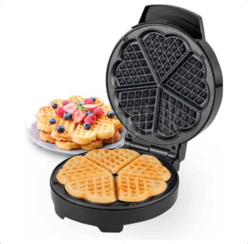 Geepas GWM36538 Heart Waffle Maker