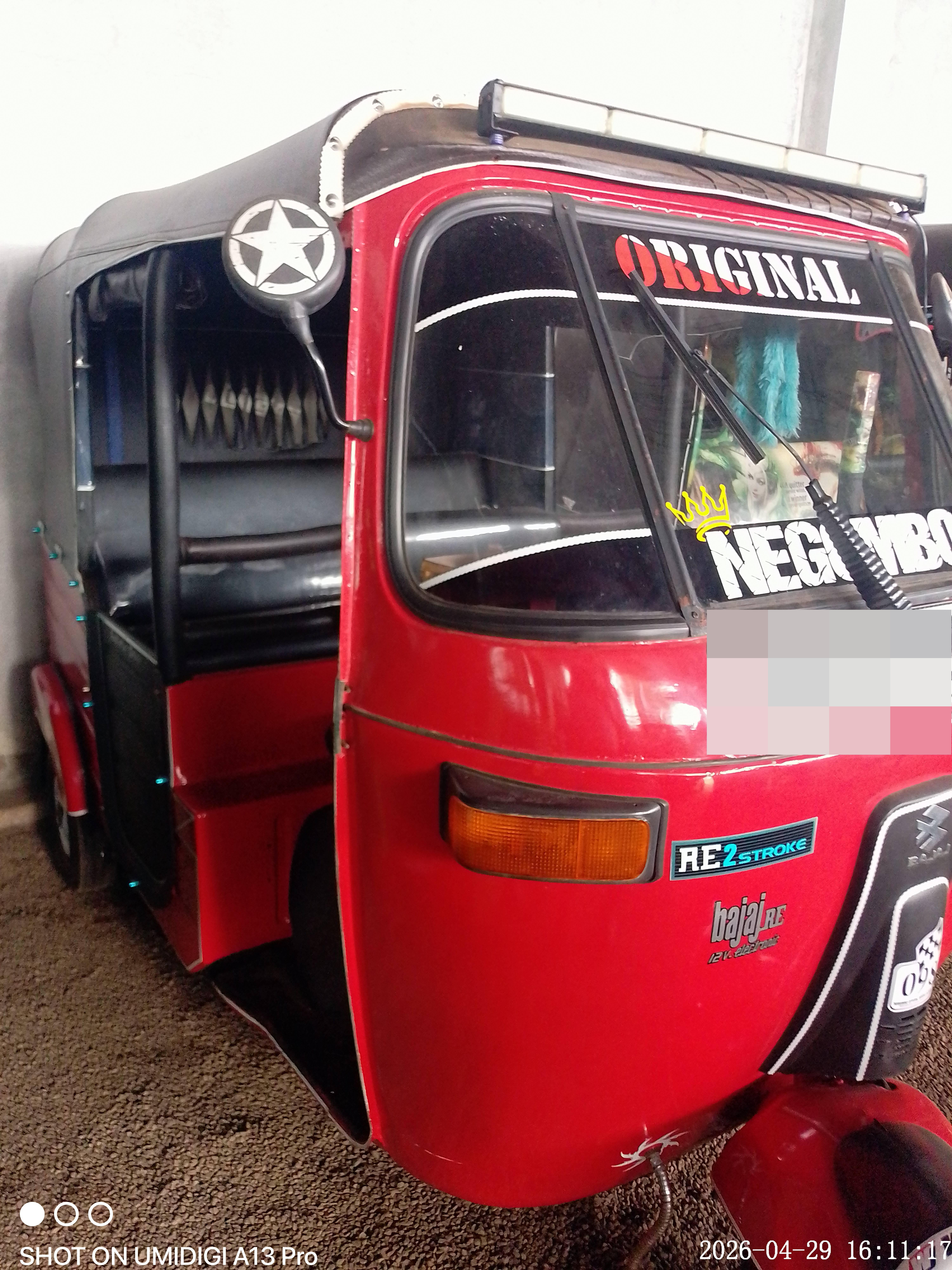 Bajaj Three Wheel 2004 - பயன்படுத்தப்பட்டது முச்சக்கர வண்டி sale in Sri Lanka - patpat.lk