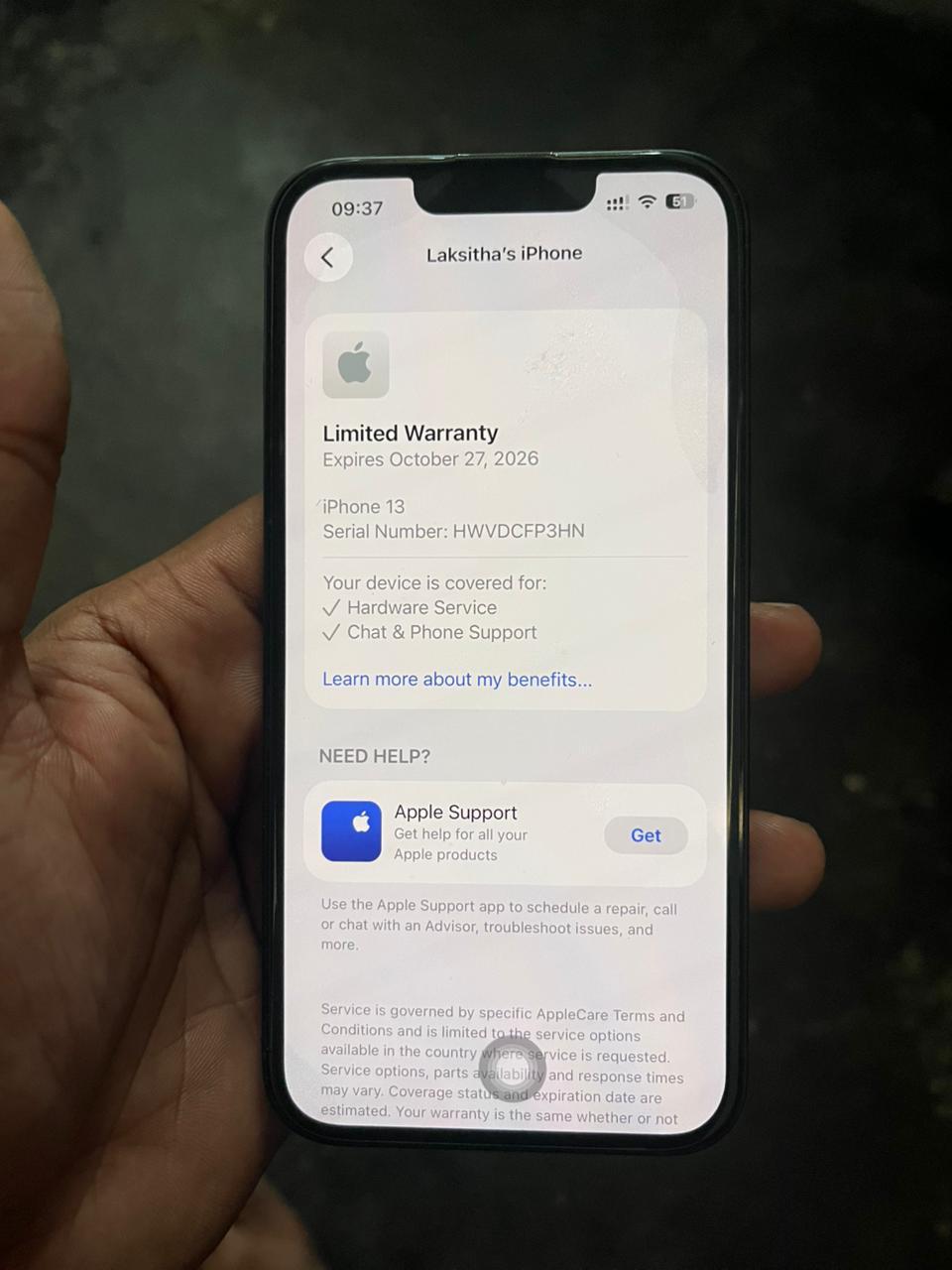 Iphone 13 (Only used 5 months) Full box with cable