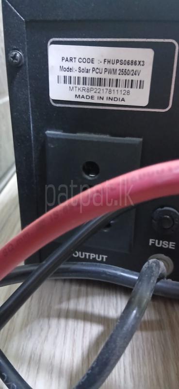 MICROTEK  SOLAR  PCU WITH  BATTERY