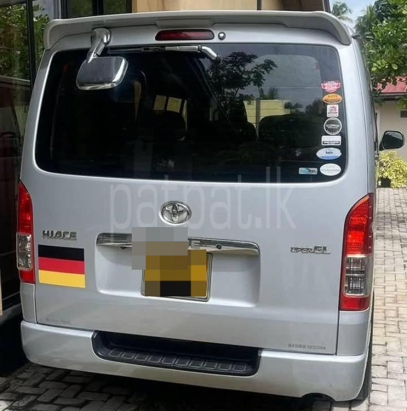 Toyota Hiace 2012 - பயன்படுத்தப்பட்டது வேன் sale in Sri Lanka - patpat.lk