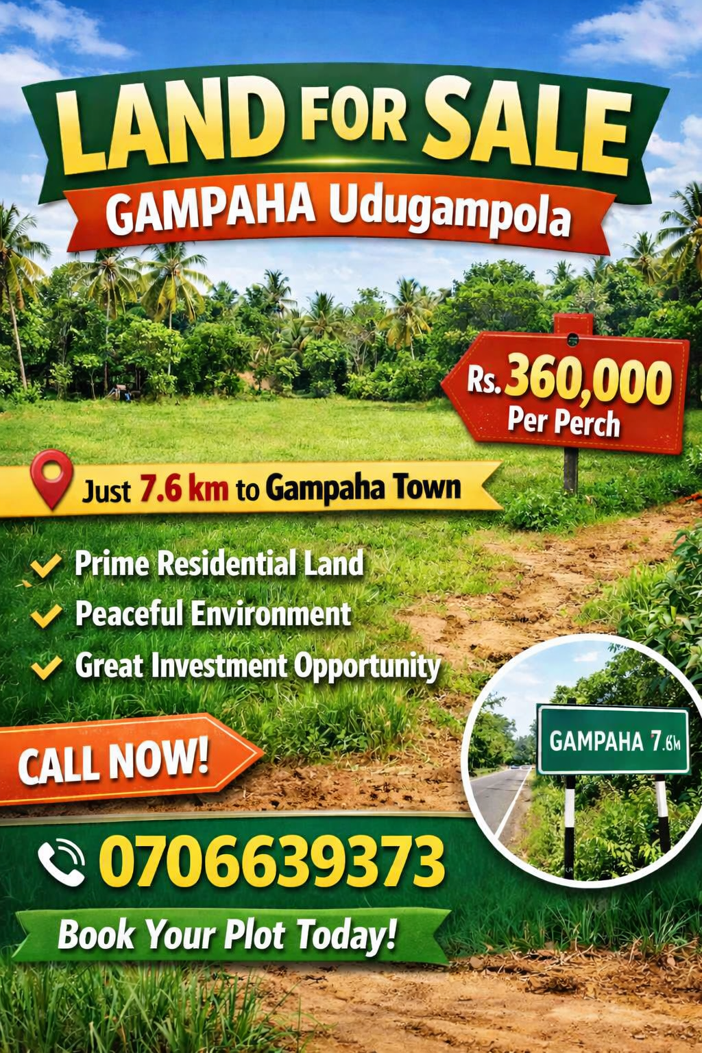 Residential Land for Sale in Udugampola