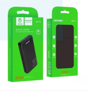 denmen DP10 20000mah Power Bank 2 USB, Type-C, Micro USB New box