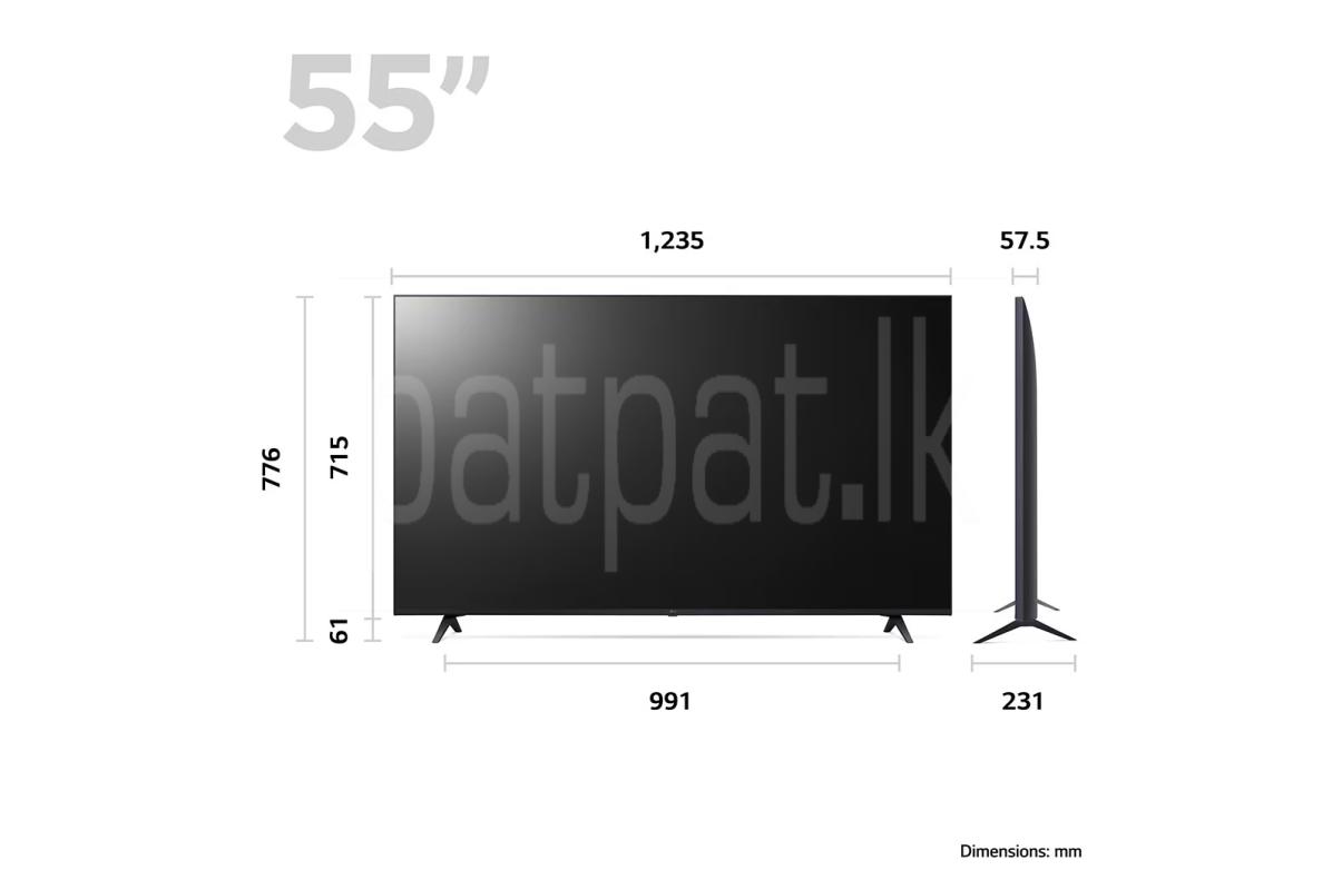 LG 55”UR80 4K Smart TV | WebOS | ThinQ AI | Brand New from Dubai and in hand