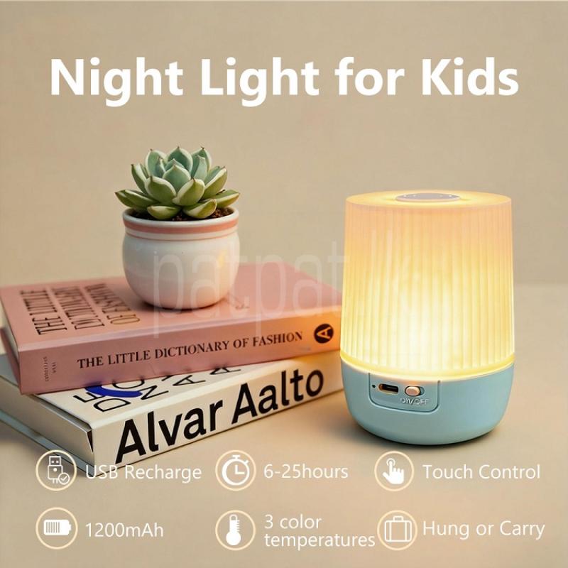 LED Touch Round Night Lamp ads-image-1